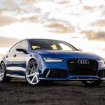 Audi RS7 C7.5 Riviera RV177 Silver Polished Deep Concave