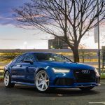 Audi RS7 C7.5 Riviera RV177 Silver Polished Deep Concave