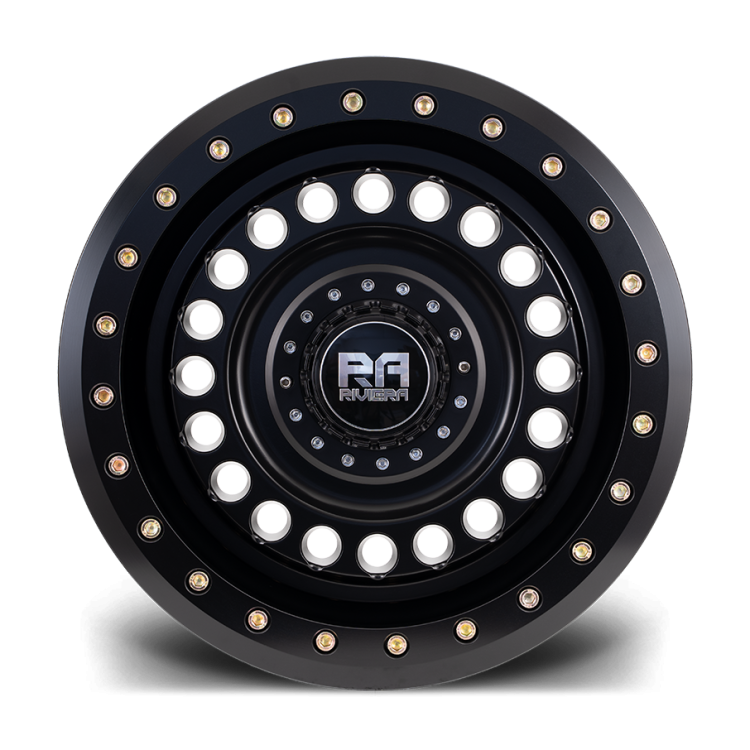 Riviera RXS3 Matt Black Bead Lock 2pc Face